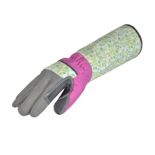 Posador extra largo de cuero sintético Pinteros Resistentes Rose Flower Recorte de flores Guantes de trabajo de jardinería